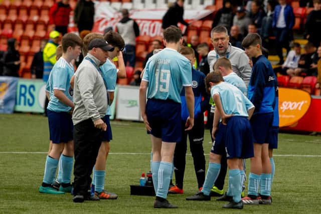 Kerse United landed the trophy, on penalties.   Pic by Scott Louden