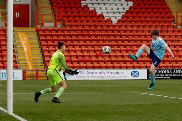 Kerse United landed the trophy, on penalties.   Pic by Scott Louden