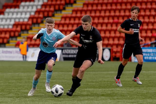 Kerse United landed the trophy, on penalties.   Pic by Scott Louden