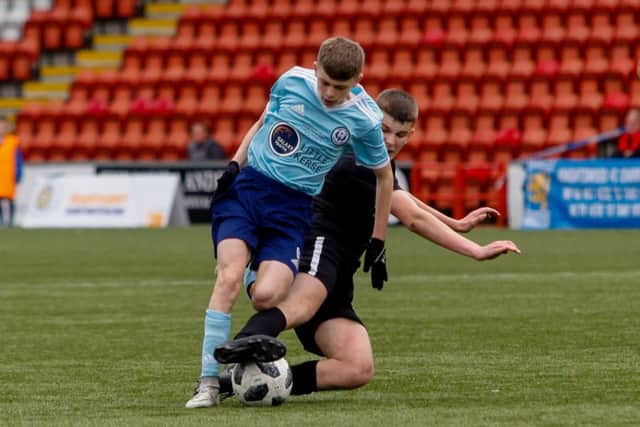 Kerse United landed the trophy, on penalties.   Pic by Scott Louden
