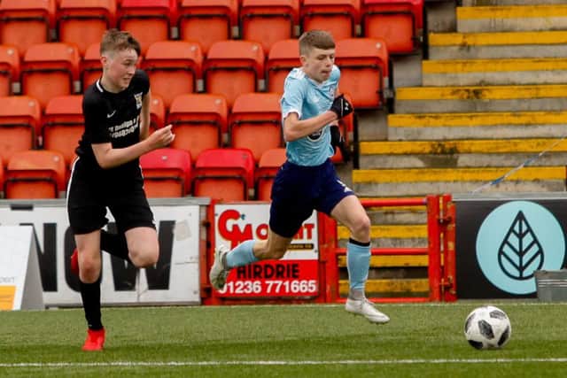 Kerse United landed the trophy, on penalties.   Pic by Scott Louden