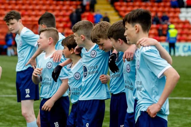 Kerse United landed the trophy, on penalties.   Pic by Scott Louden