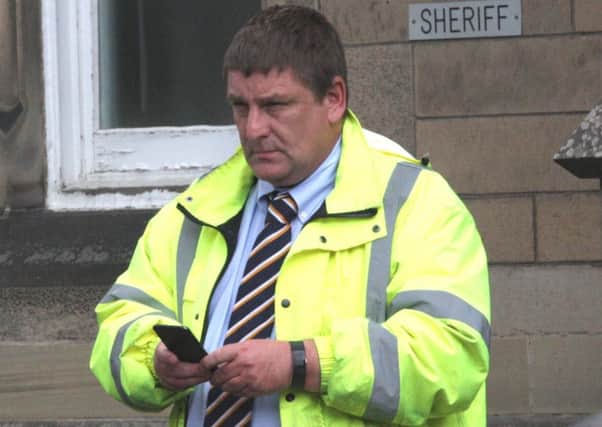Brian Mulgrew outside Stirling Sheriff Court (PICTURE: CENTRAL SCOTLAND NEWS AGENCY)