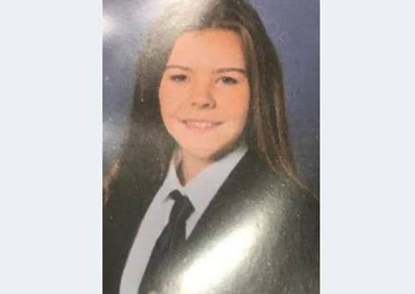 Missing Bonnybridge teenager Kimberley McGrory. Picture: Police Scotland on Facebook
