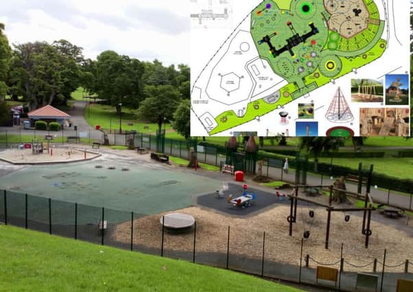 Callendar Park playpark is undergoing a major refurbishment