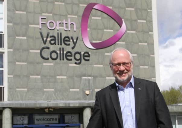 Forth Valley College principal Dr Ken Thomson