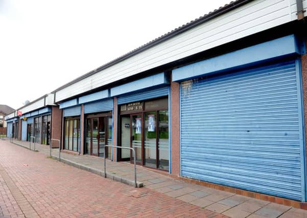The incident happened at Bowhouse Newsagents in Bowhouse Square, Grangemouth