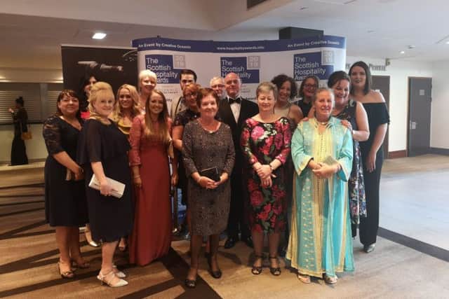 The Hippodrome and Callendar House staff at the Scottish Hospitality Awards