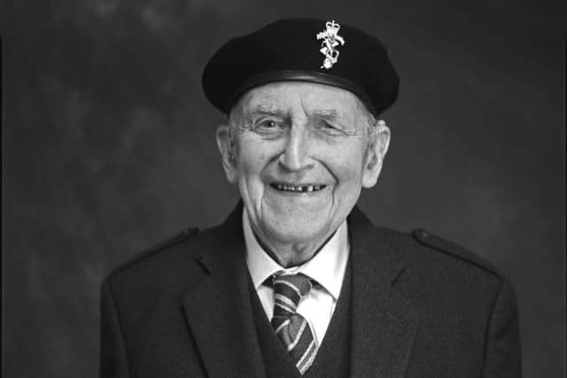 John McOwan served in the Royal Electrical and Mechanical engineers attached to the 8th Army on D-Day. He is today sailing back to Normandy with 300 fellow veterans,, 75 years to the day after their first journey to those distant shores. (Pic Wattie Cheung)