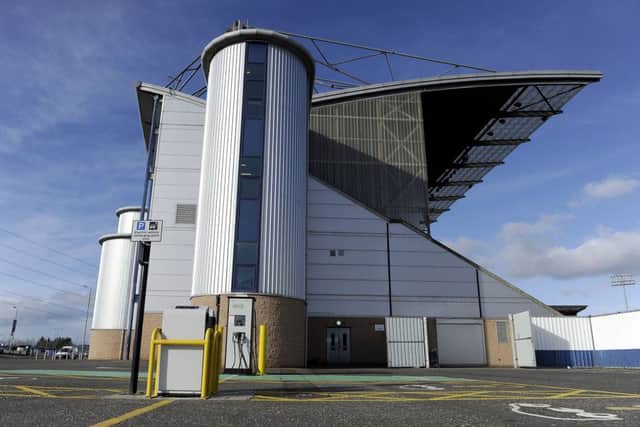 The ownership wrangles continue at The Falkirk Stadium. Picture Michael Gillen.