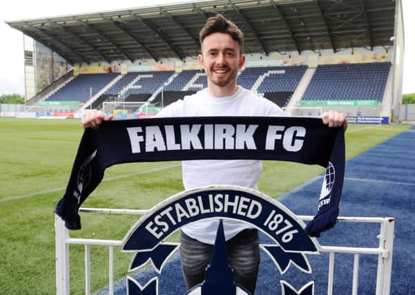 Falkirk third signing for the new season, Aidan Connolly. (Picture: Michael Gillen)