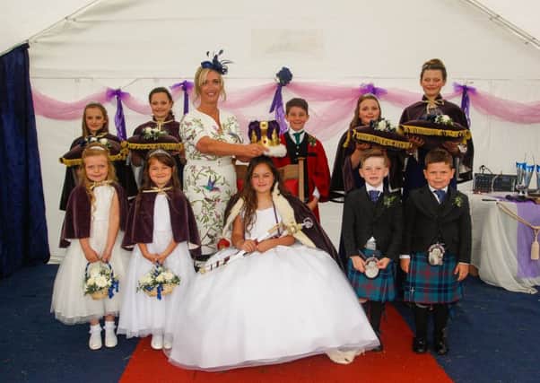 Last year's Kincardine Gala Day Queen Abi Nicol had to get under cover due to rain so it is hoped 2019 Queen Carly Weldon will have better luck with the weather