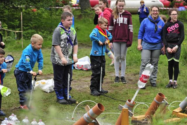 Forth Region Scouts Family Fun Day at Barrwood Campsite near Denny. Pictures by Alan Murray.