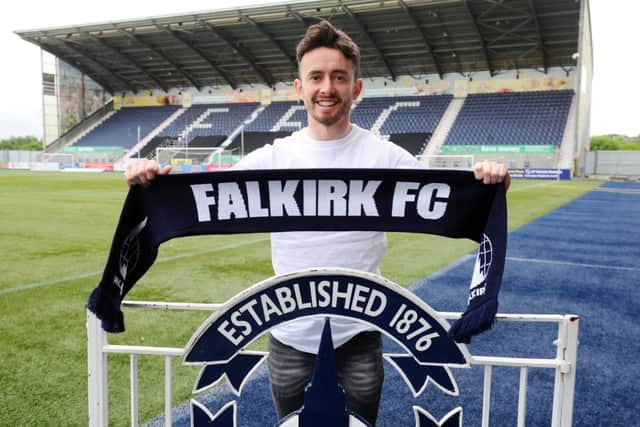 Falkirk FC third signing for the new season, Aidan Connolly.