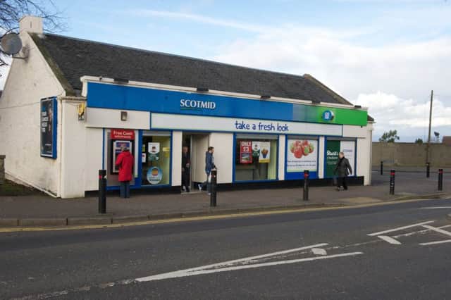 The current Scotmid store in Bo'ness will be demolished. Pic: Joey Kelly.