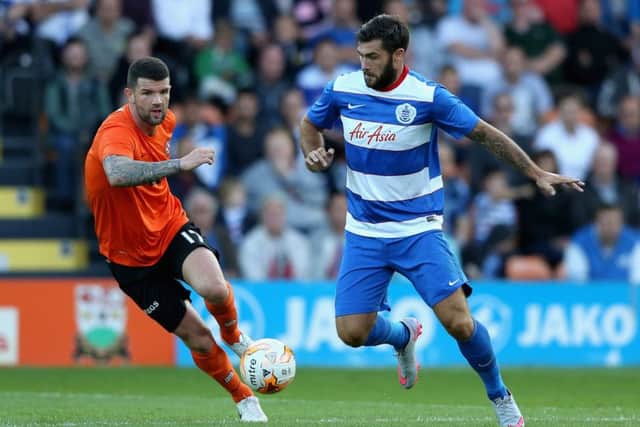 Durnan faced Charlie Austin of QPR during his time at Tannadice, where he also worked with Ray McKinnon. Photo by David Rogers/Getty Images
