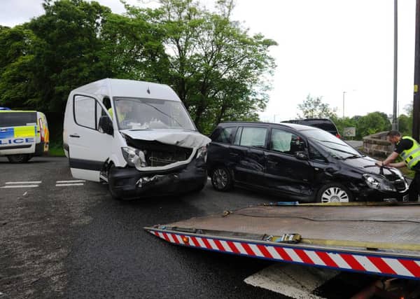 The scene of the accident. Picture: Michael Gillen
