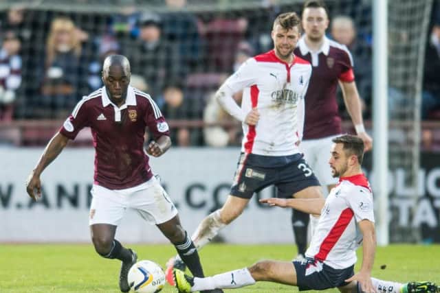 Gomis came up against the Bairns in his time with Hearts in the SPFL Championship