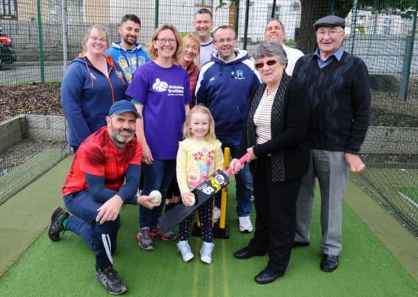 Westquarter and Redding Cricket Club members have joined forces with Alzheimer Scotland to run monthly activities. (Pic: Michael Gillen)
