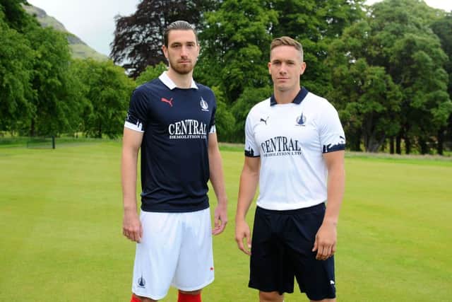 Gregor Buchanan and Michael Tidser modelled the new kits.