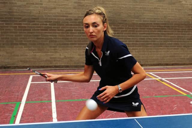 Lara heading to India for table tennis Commonwealth Championships. (picture: Michael Gillen)