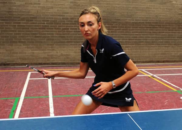 Lara heading to India for table tennis Commonwealth Championships. (picture: Michael Gillen)
