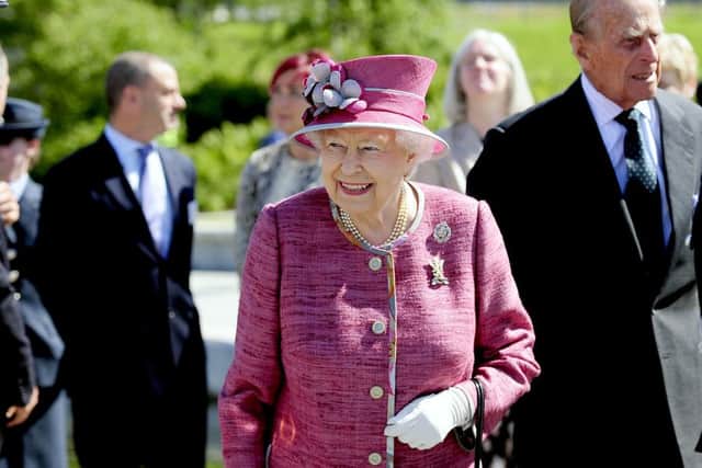 HM The Queen visited Falkirk in July 2017 when she toured the Kelpies