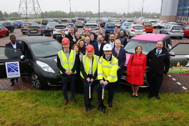 The new charging hub will be positioned outside The Falkirk Stadium
