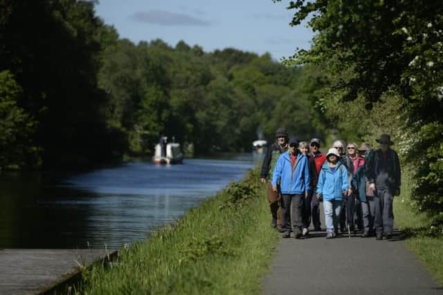 On the move...local ramblers meet every Sunday to enjoy the great outdoors and there's plenty of beautiful walks right here on their doorstep.