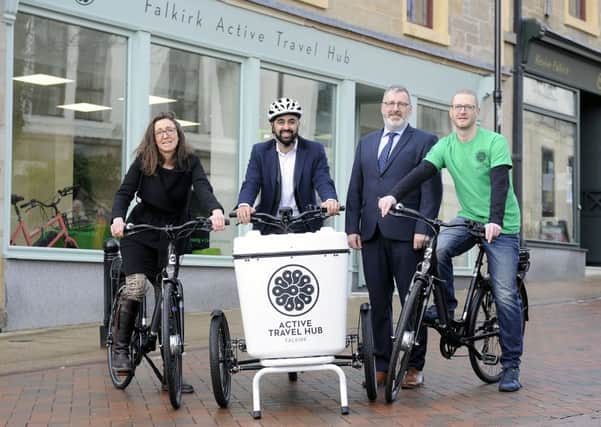 Green Economy Fund recipient Forth Environment Link previously helped to set up Falkirk Active Travel Hub as part of a Healthier Greener Falkirk project