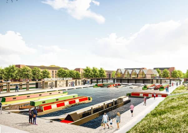 Winchburgh Developments Limited and Scottish Canals have released a brand-new CGI image revealing what the Winchburgh marina will look like.