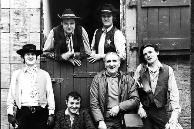 In their heyday...the BA Cowboys gained celebrity status in their home town, not just for the films they made but the money they raised for charity too.