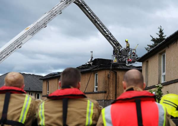 A fire was started in Mansionhouse Road, Camelon last month. Picture: Michael Gillen