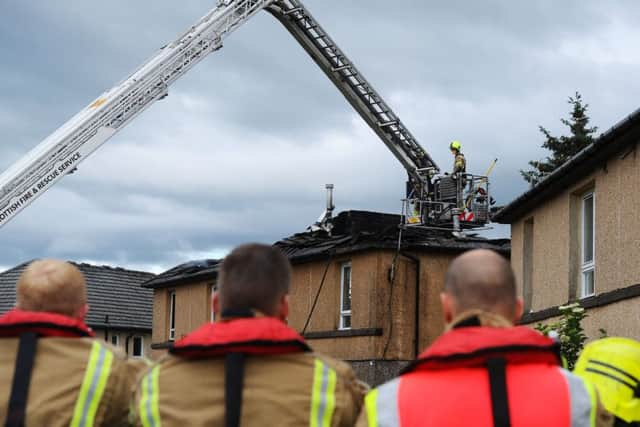 A fire was started in Mansionhouse Road, Camelon last month. Picture: Michael Gillen
