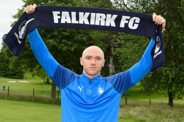 Picture Ian Sneddon. Connor Sammon signs for Falkirk FC.