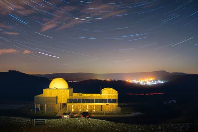 On the new trail...among the Scottish landmarks on the new VisitScotland map is the dark sky observatory in Dalmellington, Ayrshire.