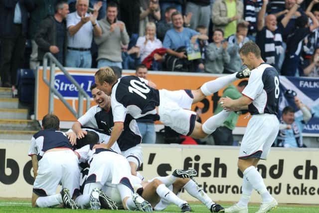 Ryan Flynn scored the Bairns' first European goal