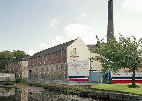 Rosebank Distillery, whose now derelict site is being brought back to li