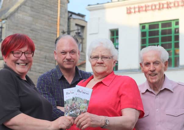 Launching their new guide at iconic attraction The Hippodrome are, from left, Bo'net members Wendy Turner, Stuart McAllister, Madelene Hunt and Lennox Ainslie