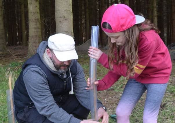 The 3rd Bo'ness Scout Group were involved in this tree planting exercise on the Kinneil Estate last year.