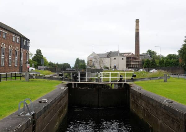 26-06-2019. Picture Michael Gillen. FALKIRK. Rosebank Distillery. Central Demolition on site preparing area for the new owners Ian Macleod Distillers who will reopen the distillery in autumn 2020.