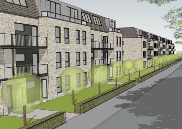 An artists impression of how the Mactaggart & Mickel development of 48 apartments in Edinburgh Road, Linlithgow, will look