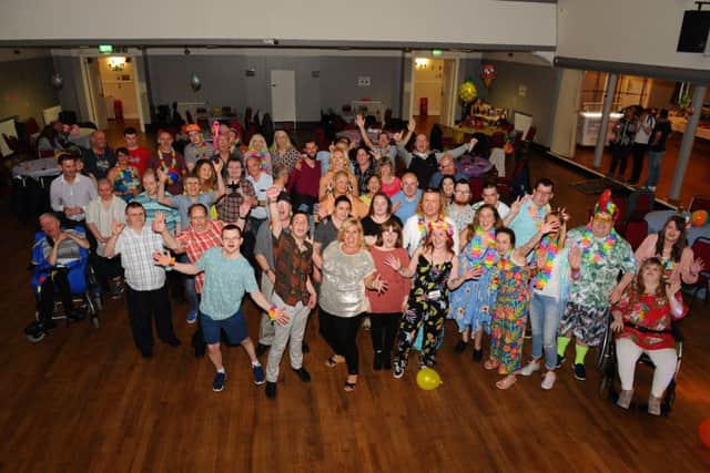 Dates-n-mates summer party in Grangemouth Town Hall