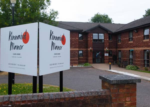 Scott Leadbetter attacked the 81-year-old at Kinnaird Manor Care Home back in 2017