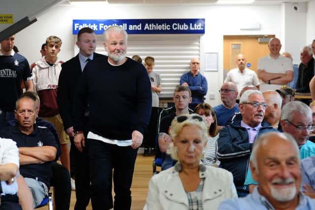 Mark Campbell meets with fans for informal meeting over future plans for club (picture: Michael Gillen)