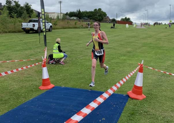 Chantel Thomson, a pupil at Falkirk High School, finished second in her age category and gained selection for the GB age group team for the ITU European Sprint Triathlon Championships in Malmo, Sweden in 2020.