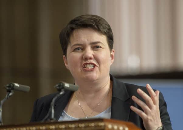 Scottish Conservatives leader Ruth Davidson says she can't back a no-deal Brexit.