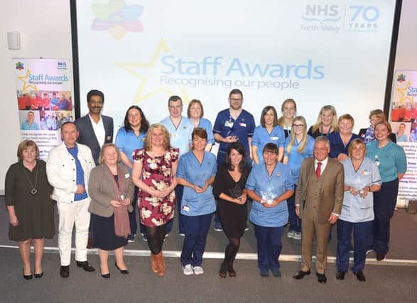 NHS Forth Valley staff awards 2018 recipients