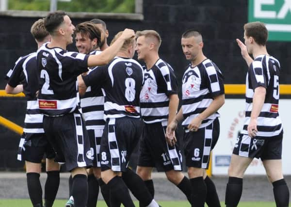 Lowland League
East Stirlingshire goal. (picture: Alan Murray)
