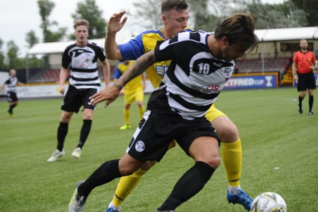 BSC Glasgow v East Stirlingshire at Indodril Stadium, Alloa.